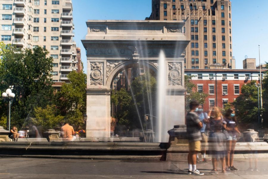Washington Square Park lies on top of “the Land of the Blacks,” farmland and homes inhabited by people of African descent between the mid-17th century and early 18th century. (Staff Photo by Jake Capriotti)
