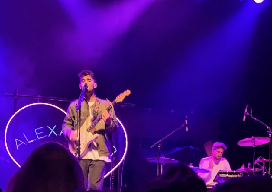Alexander 23 performs for a sold-out crowd at Terminal 5 in Manhattan in early March 2020. The former New Yorker is performing songs he wrote during the pandemic on tour. (Staff Photo by Manasa Gudavalli)