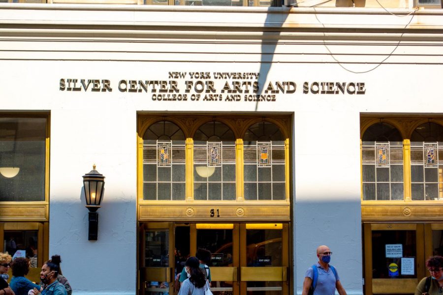 Silver Center for Arts and Science, located on 32 Waverly Place, is home to NYU’s College of Arts & Science. (Staff Photo by Manasa Gudavalli)
