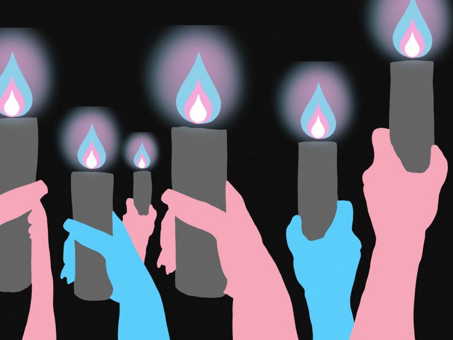 The+annual+Trans+Day+of+%0ARemembrance+is+a+chance+to+memorialize+those+lost+and+to+stand+up+for+those+still+living.+%28Staff+Illustration+by+Manasa+Gudavalli%29