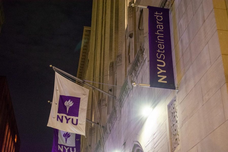 The Steinhardt School of Culture, Education, and Human Development student governments are campaigning for removal of the Steinhardt name. This comes after Michael Steinhardt was ordered to surrender $70 million of stolen antiquities. (Staff Photo by Manasa Gudavalli) 