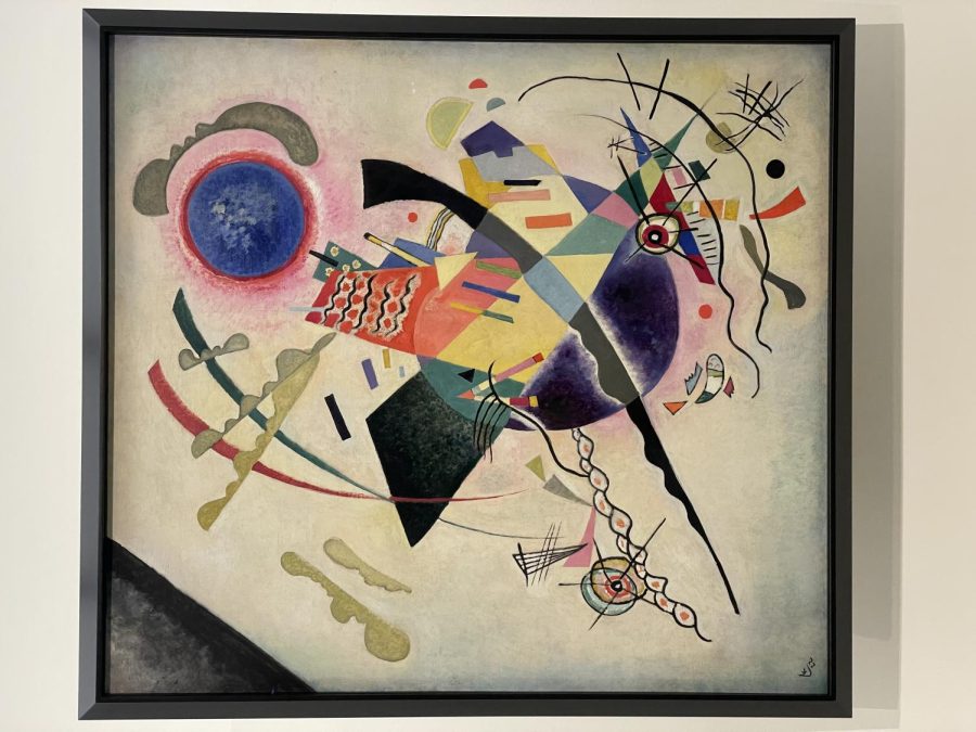 Vasily Kandinsky's artworks draw from the peculiarities of his environment for emotive value. (Photo by Clara Scholl)