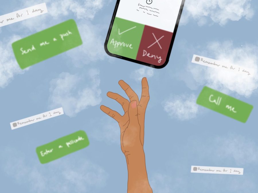 Many NYU buildings and web services can only be accessed with multi-factor authentication, which requires a smartphone. Without one, you might be locked out.
(Staff Illustration by Manasa Gudavalli)