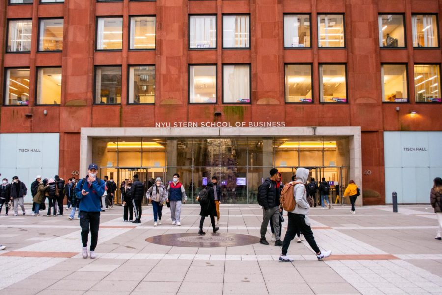 The NYU Stern School of Business is located at 44 W. Fourth St. Four students were attacked nearby in the past two weeks. (Staff Photo by Manasa Gudavalli)