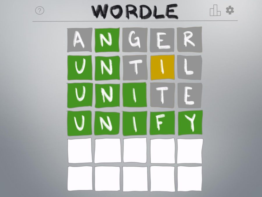 Wordle is the latest word puzzle game to go viral on social media. It was acquired by The New York Times Company last week. (Staff Illustration by Manasa Gudavalli)