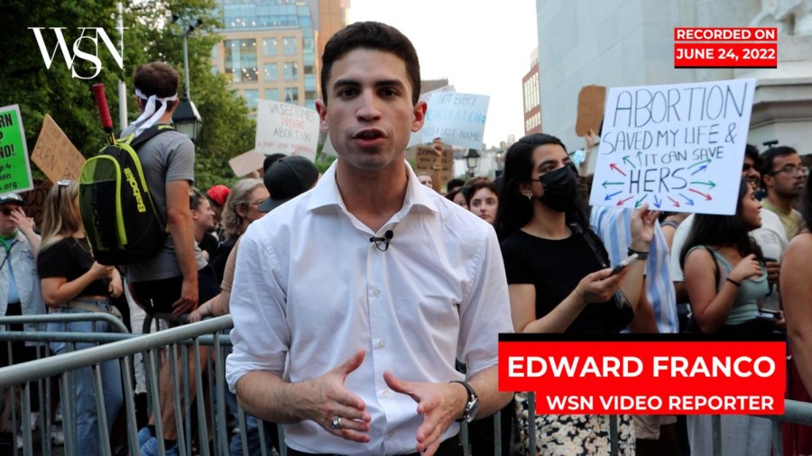Rewind: Protests around NYU after Supreme Court overturns Roe v. Wade