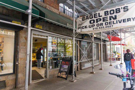 The exterior of Bagel Bob’s, located on 51 University Place.