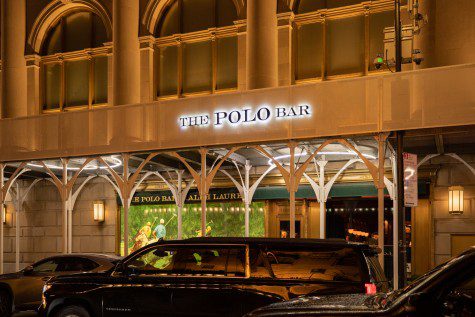 The exterior of The Polo Bar, located on 1 East 55th Street.