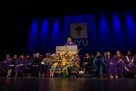 Armaan Ahmed was the student speaker at Gallatin’s 2023 graduation ceremony.