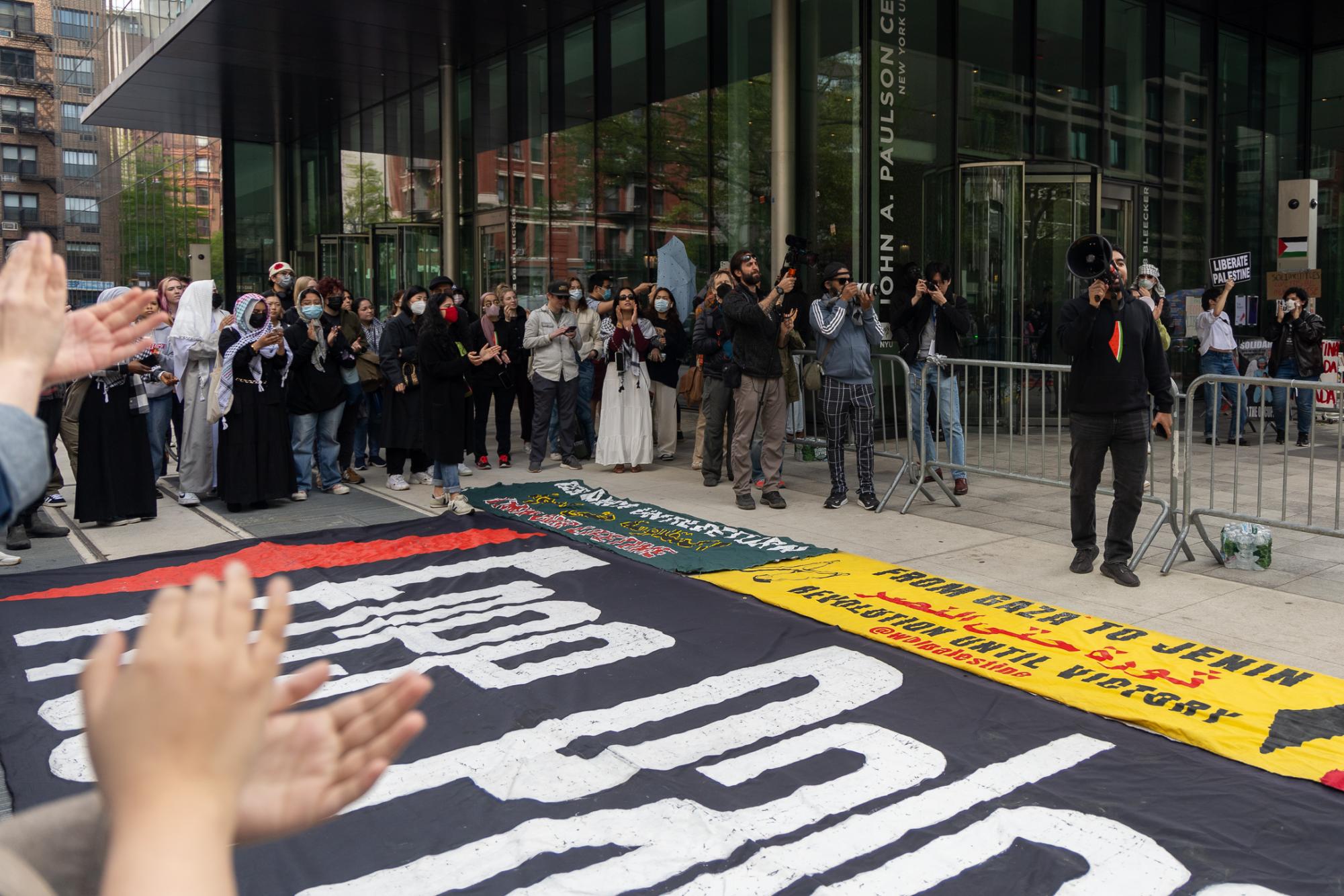 Protesters gather at Paulson in citywide march through university encampments