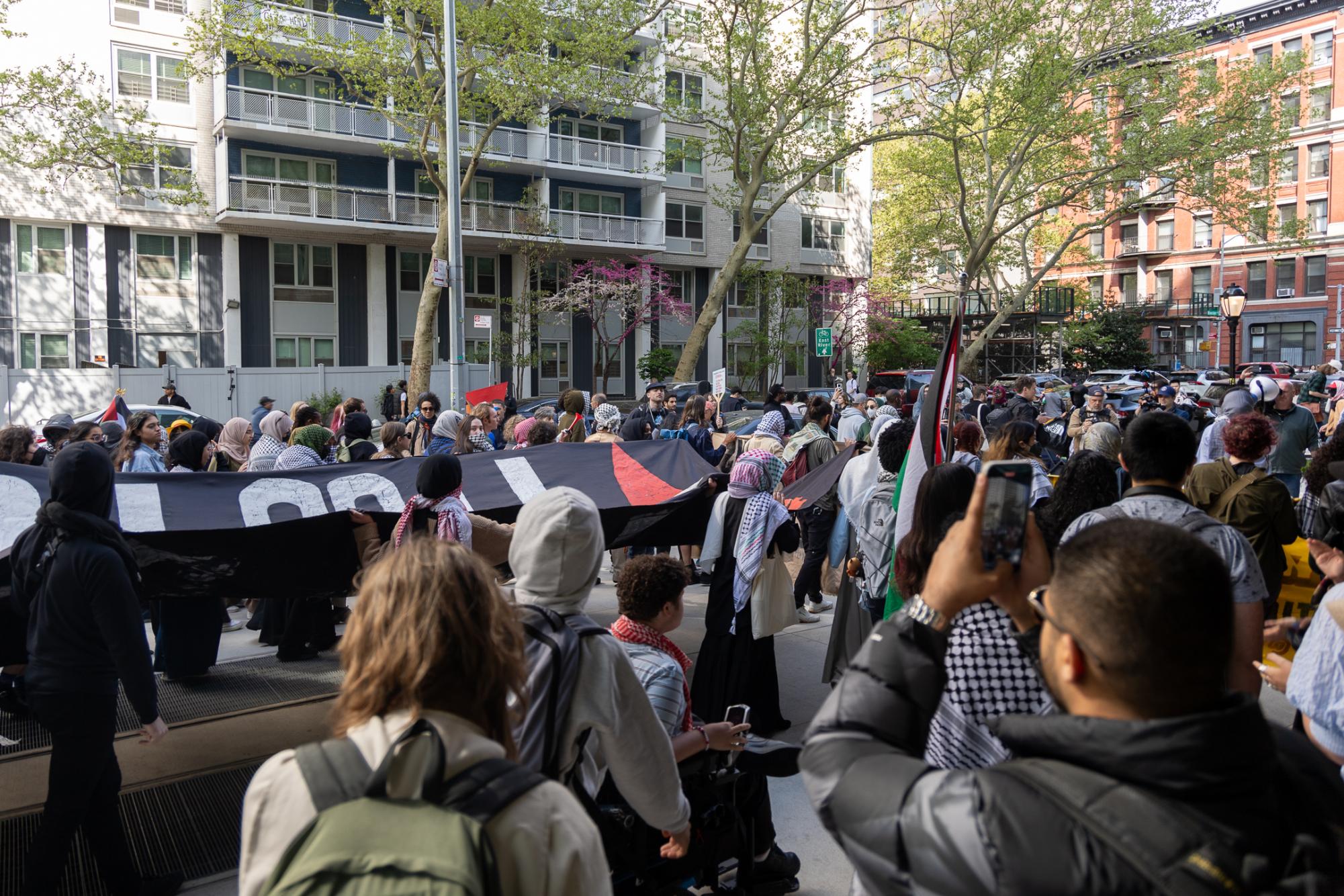 Protesters+gather+at+Paulson+in+citywide+march+through+university+encampments