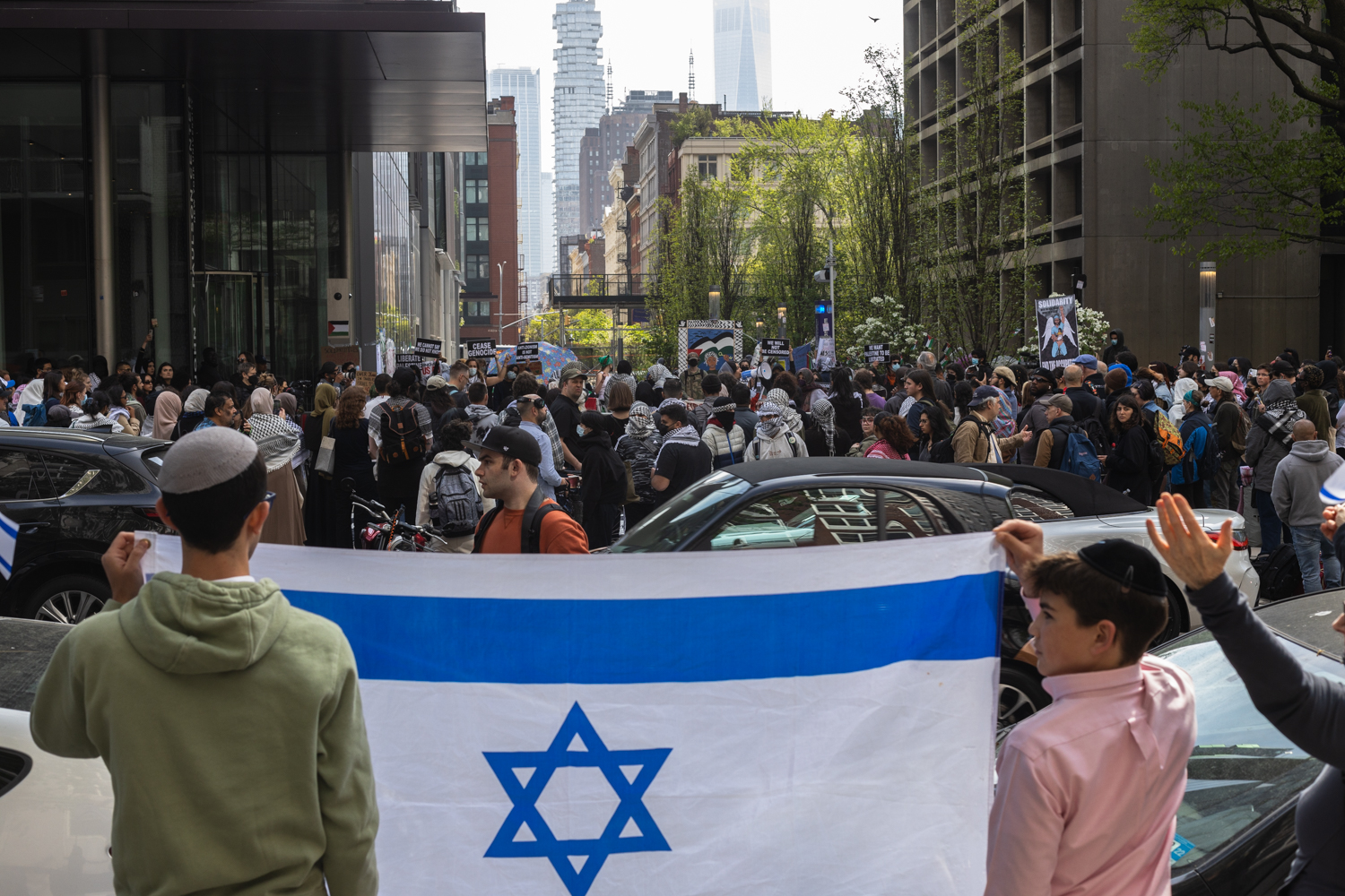 Protesters gather at Paulson in citywide march through university encampments