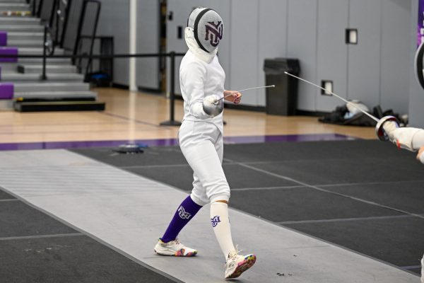 NYU fencer Karina Dyner. (Courtesy of NYU Athletics)