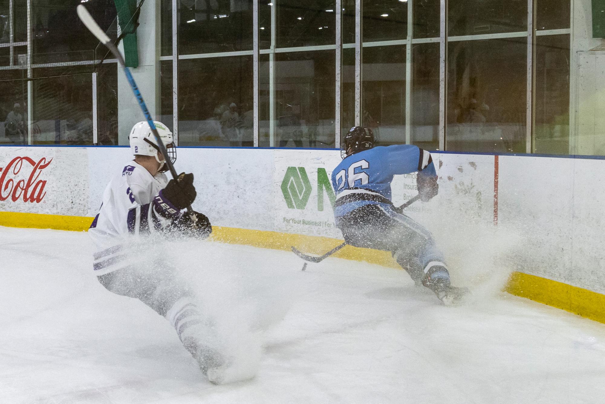 NYU ice hockey honors 2015 national championship team