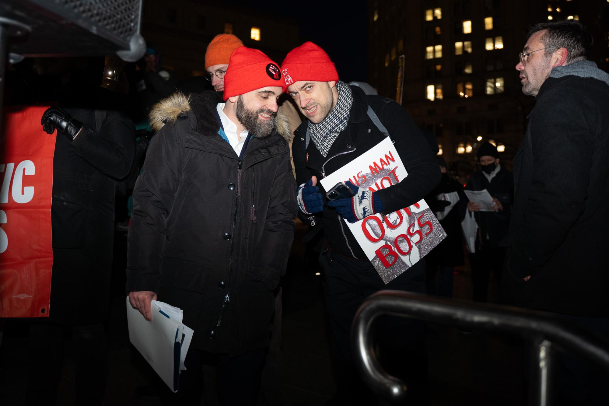 Hundreds protest Trump research cuts in Washington Square Park