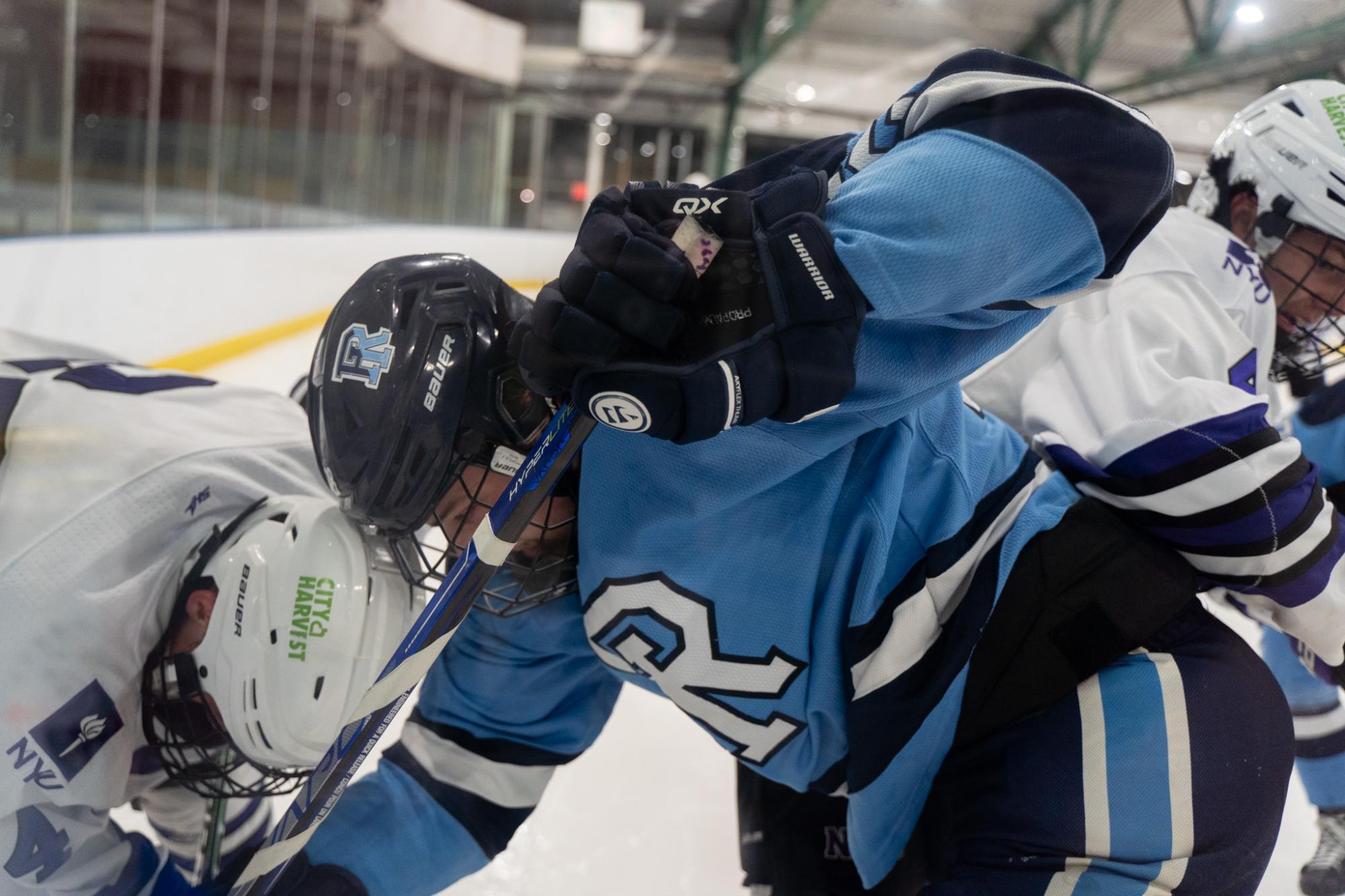 NYU ice hockey honors 2015 national championship team