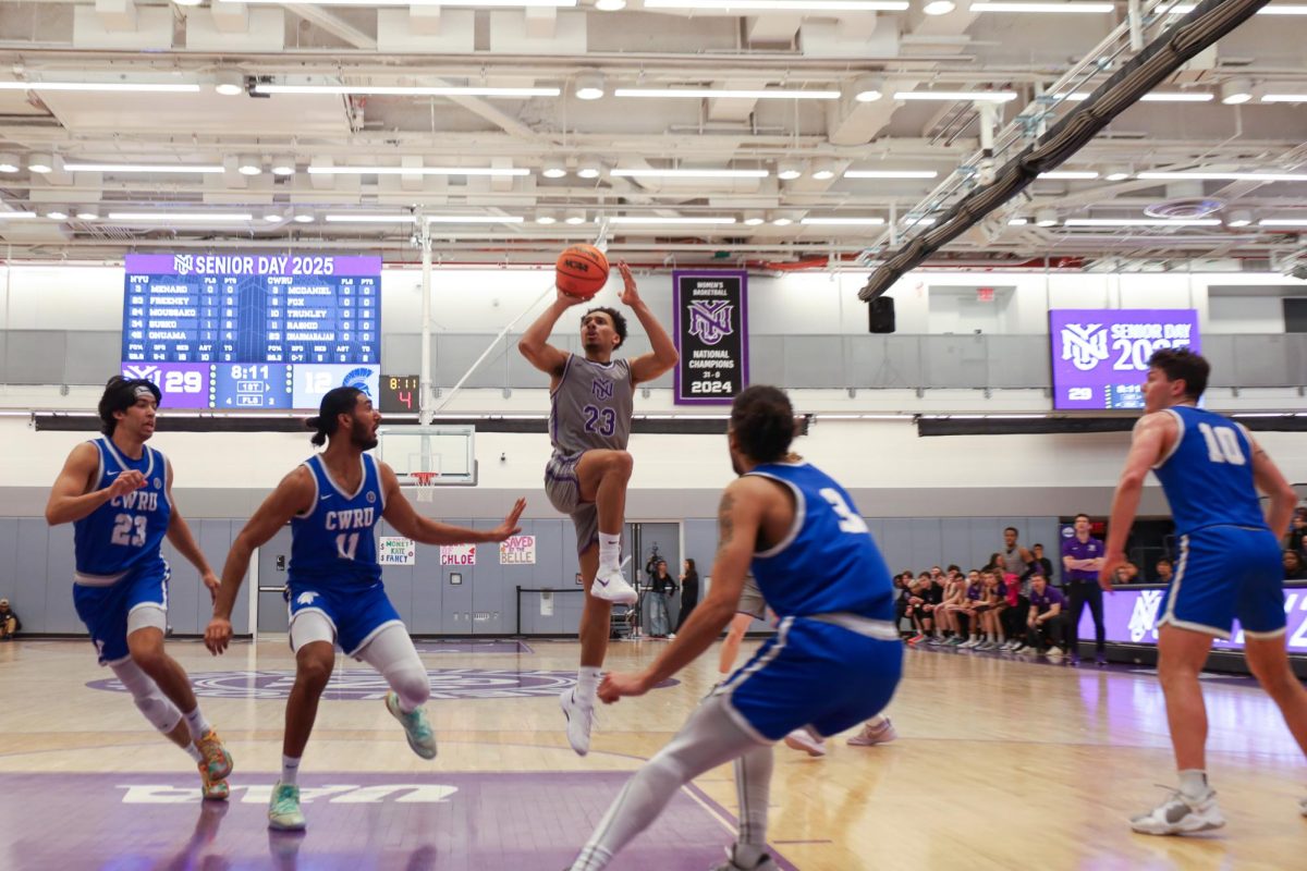 Team captain Zay Freeney during the senior day game against Case Western Reserve University. (Sidney Snider for WSN)