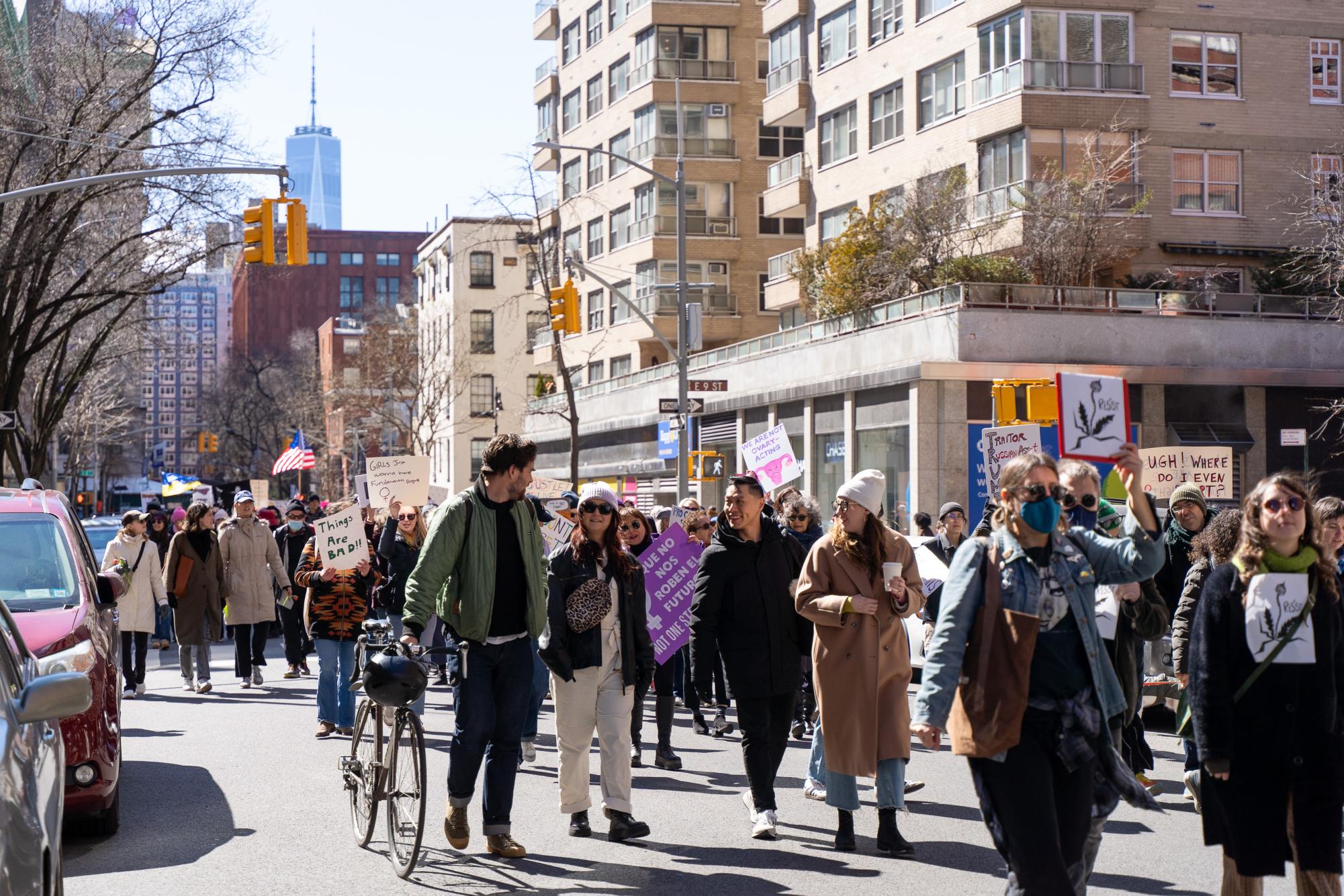 Over 1,000 rally for women’s rights in Washington Square Park