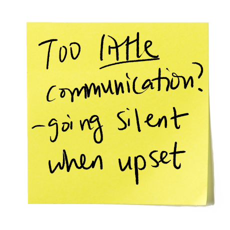 too little communication