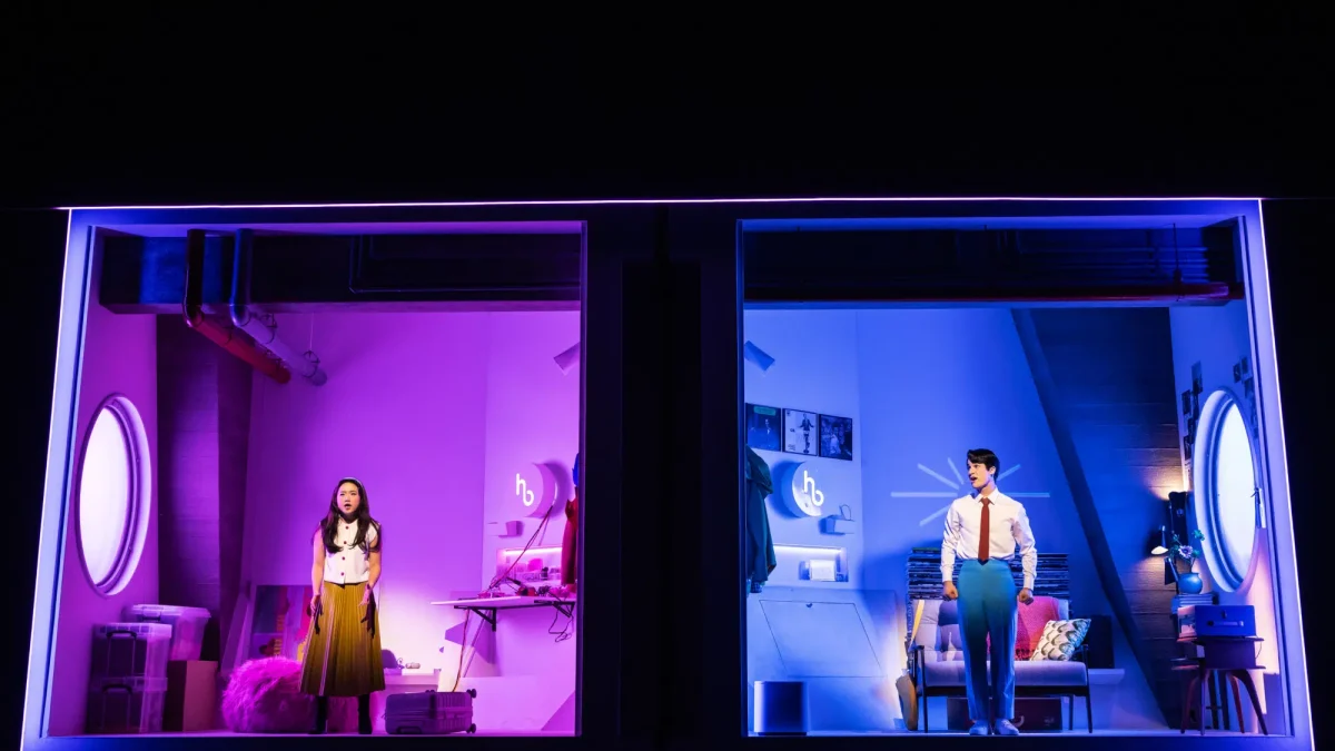 "Maybe Happy Ending," written by Steinhardt alum Hue Park and Tisch alum Will Aronson, was the most awarded production at the awards ceremony. (Courtesy of Matthew Murphy)