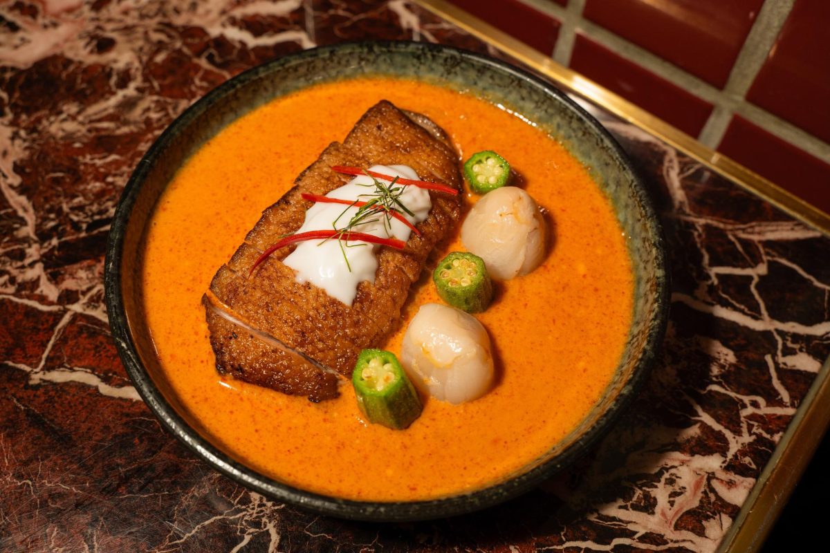 Panang Duck Lychee Curry at Soothr. (Alex Woodworth for WSN)