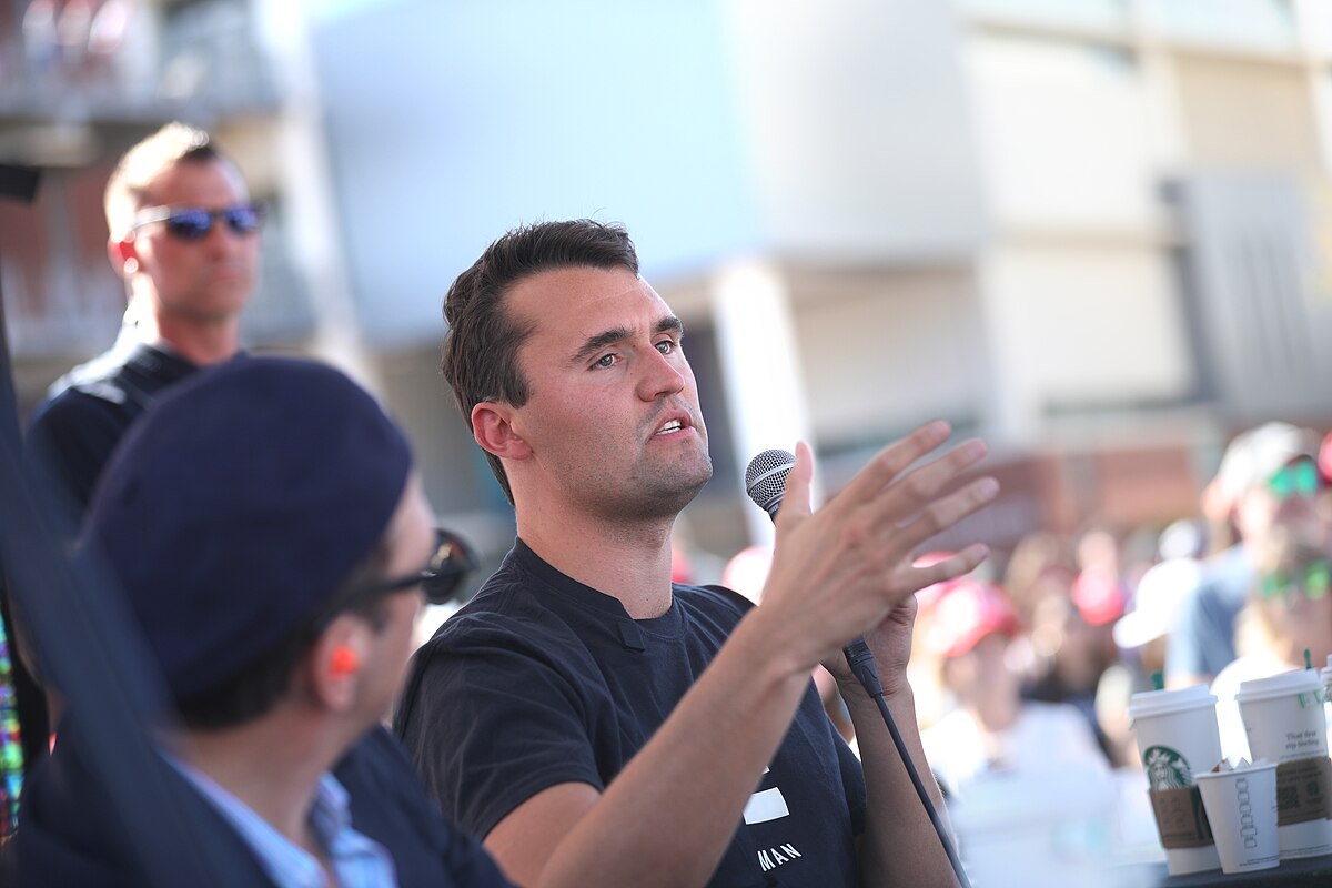 Charlie Kirk speaking with attendees at the Grand Canyon University on Oct. 28th, 2024. (Courtesy of Gage Skidmore)