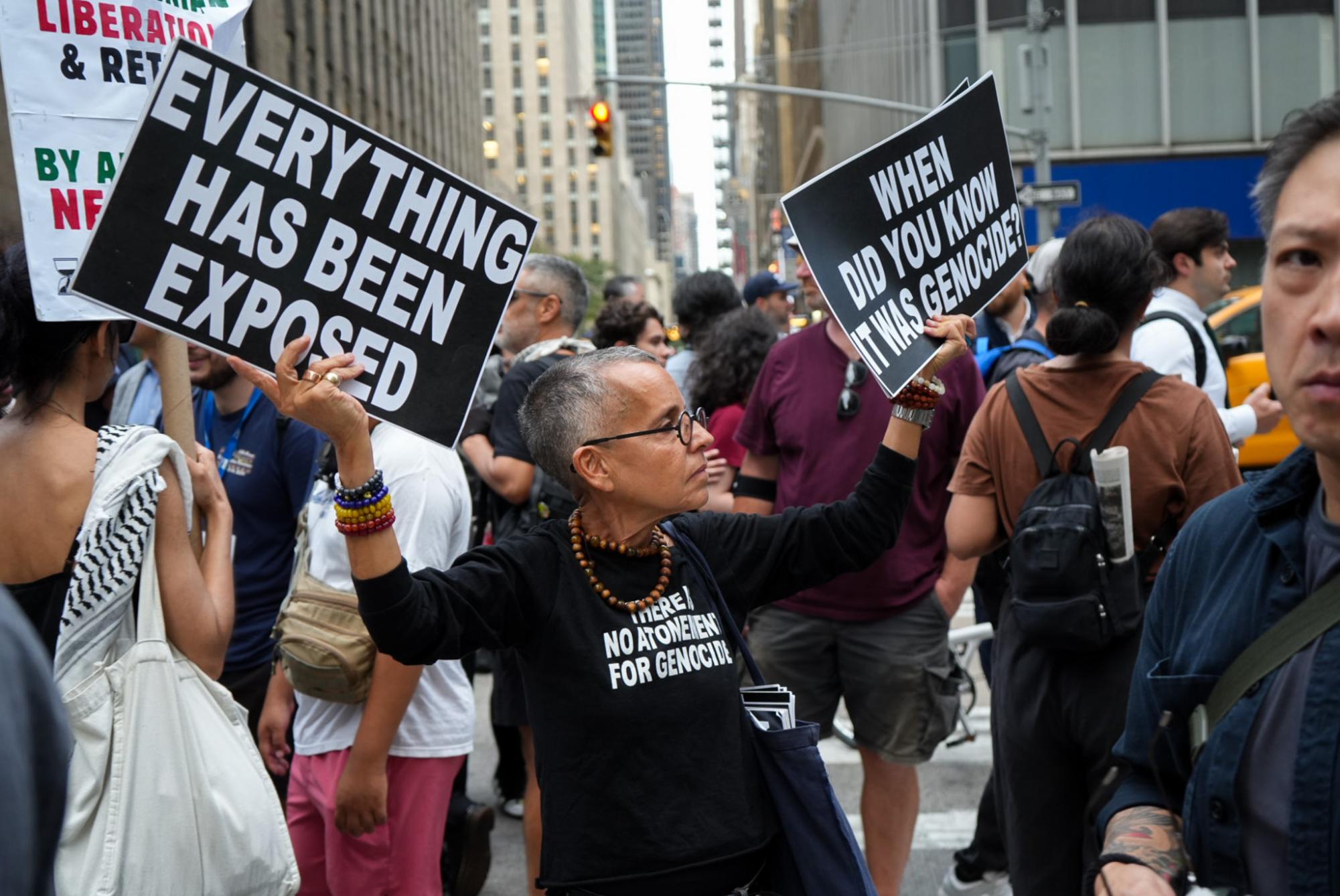 Students join hundreds in citywide Oct. 7 protest