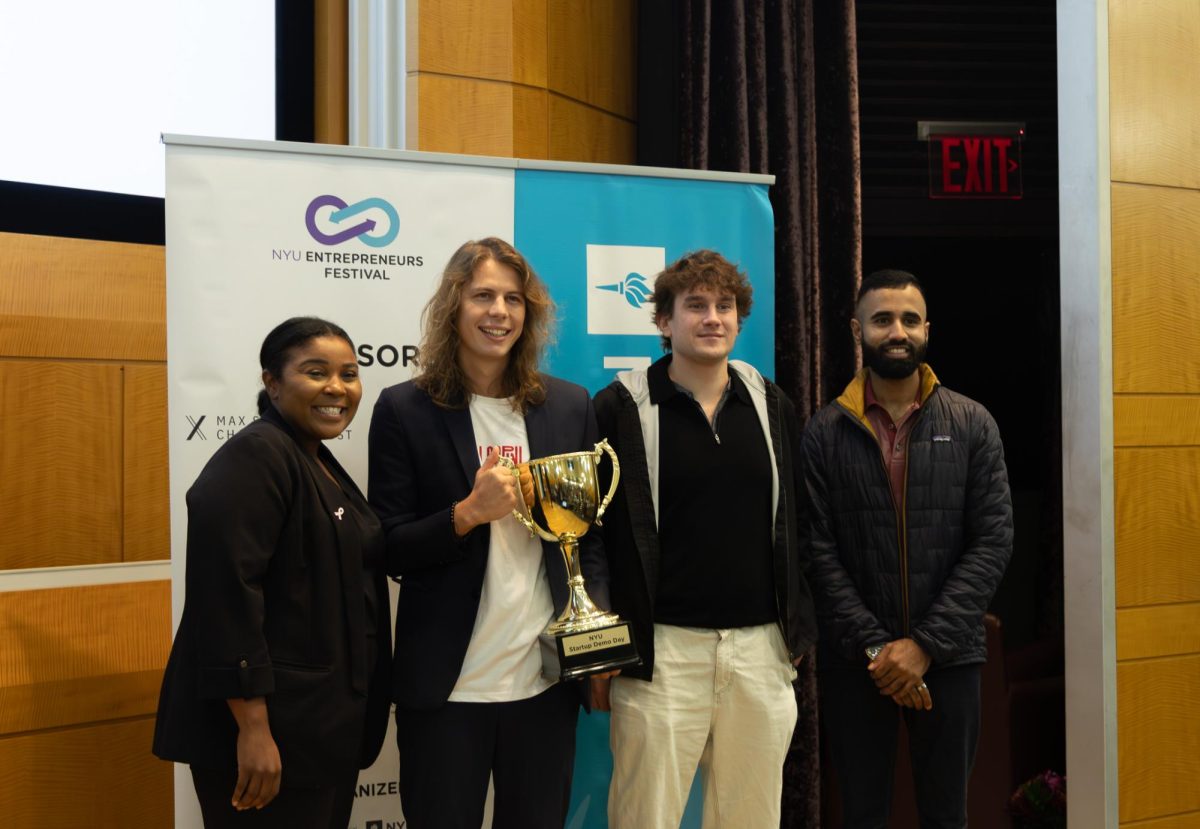 CAS alum Damiano Messineo won the festival's Demo Day competition. (Krish Dev for WSN)