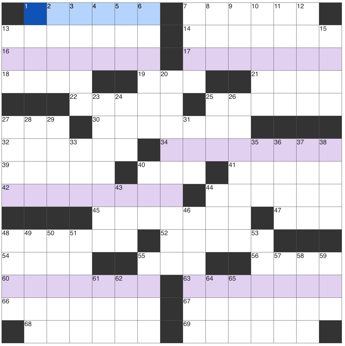 The Commuter Issue crossword