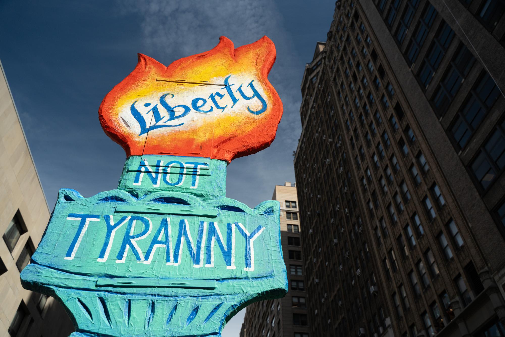 100,000 march in NYC’s ‘No Kings’ protest