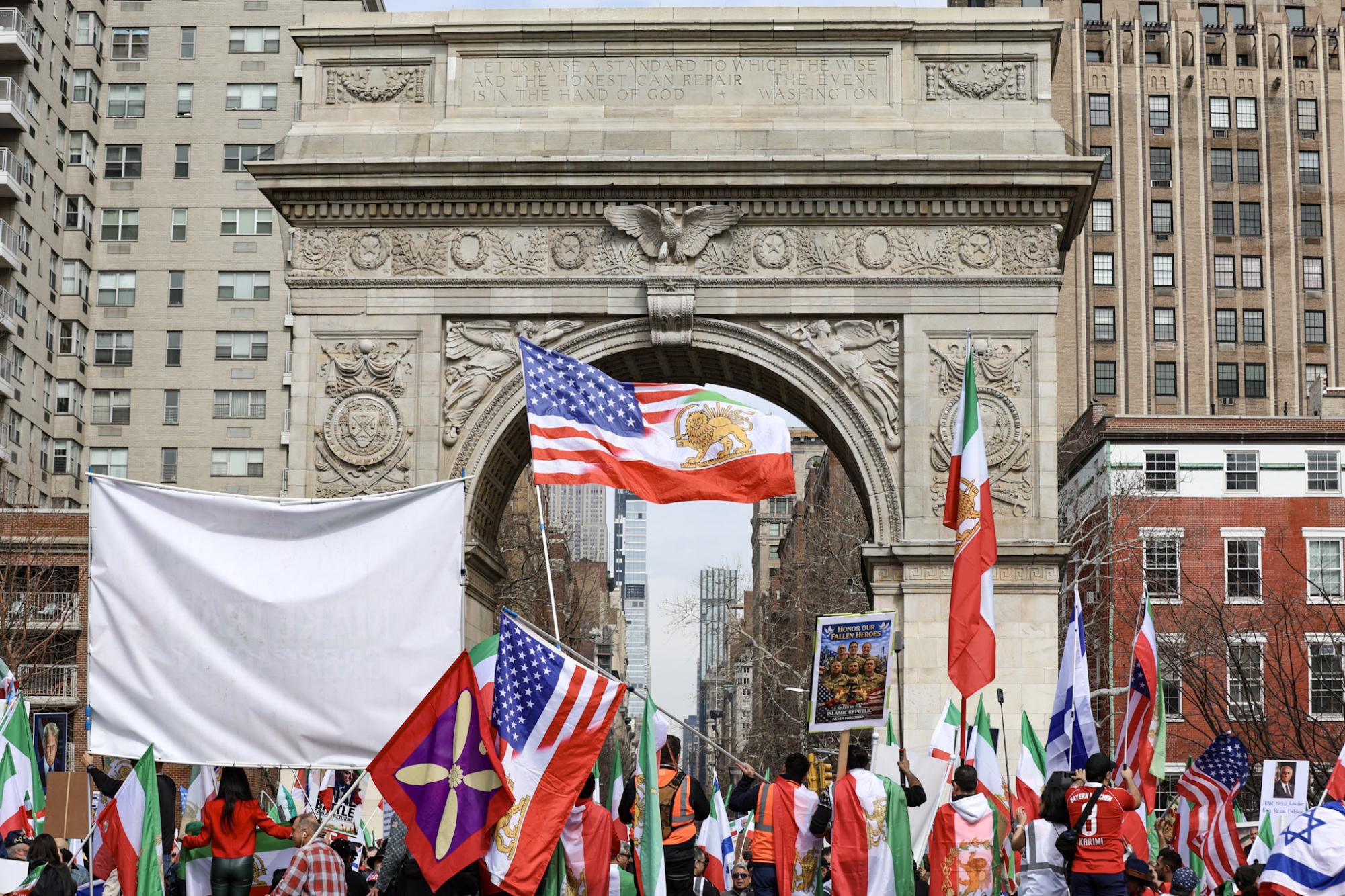 Hundreds join local protests over Iran conflict
