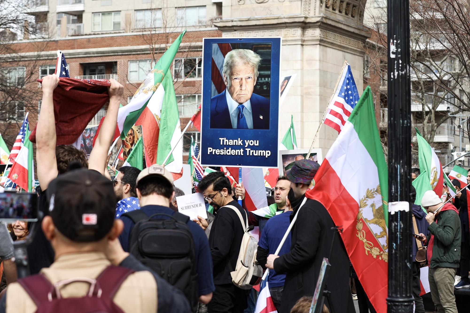 Hundreds join local protests over Iran conflict