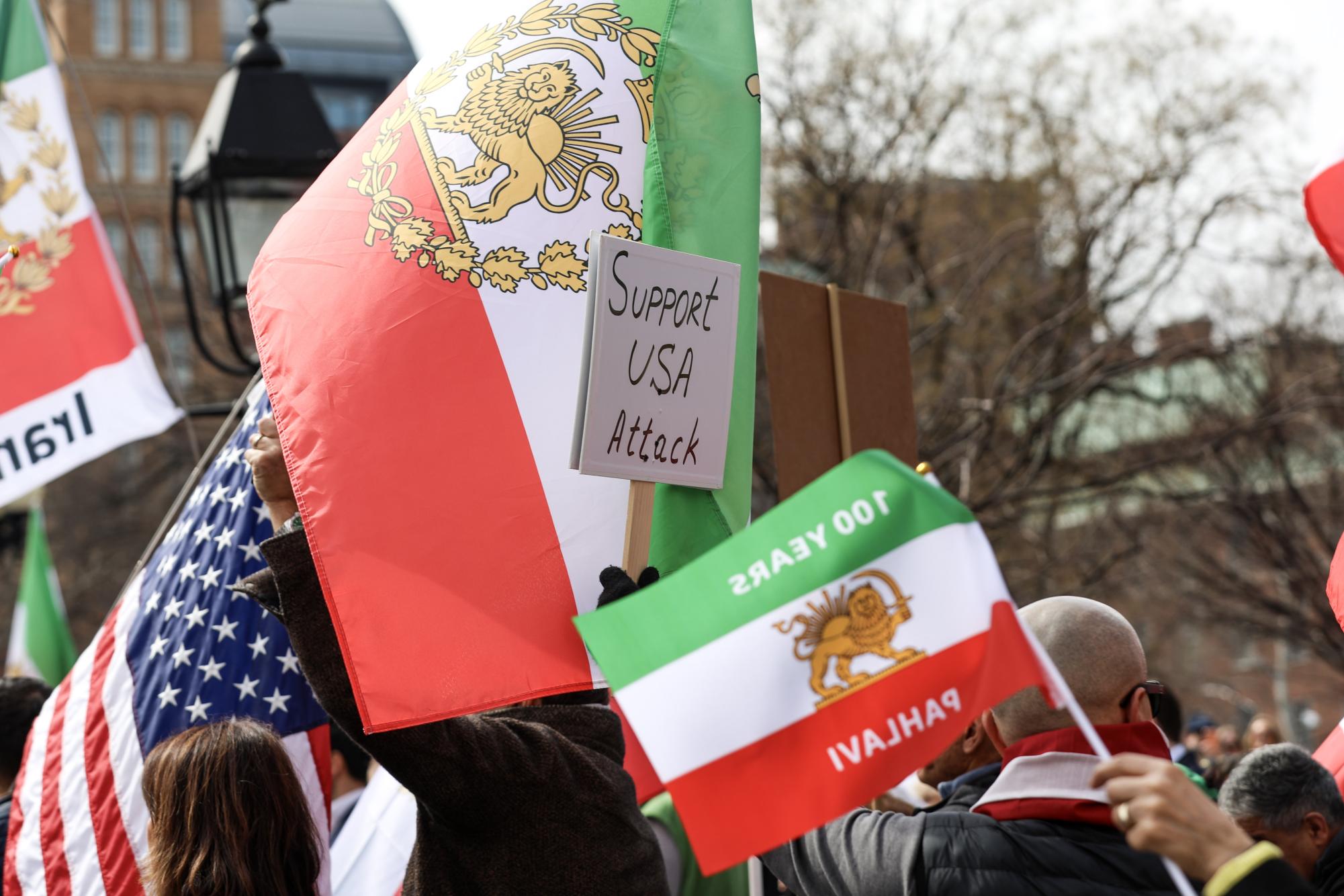 Hundreds join local protests over Iran conflict