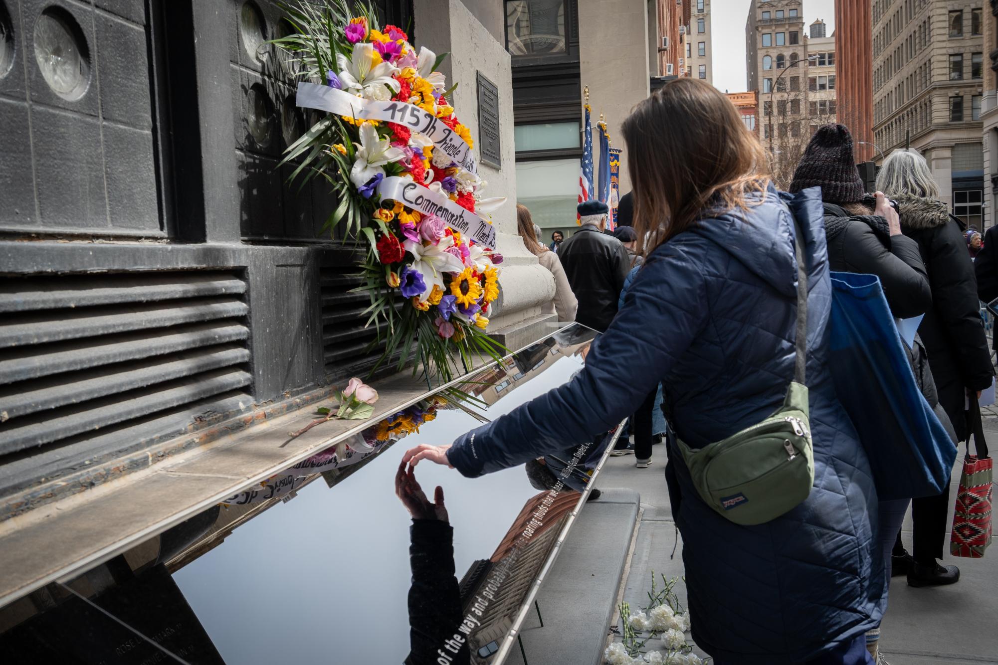 Hundreds honor lives lost in Triangle Shirtwaist factory fire on 115th anniversary