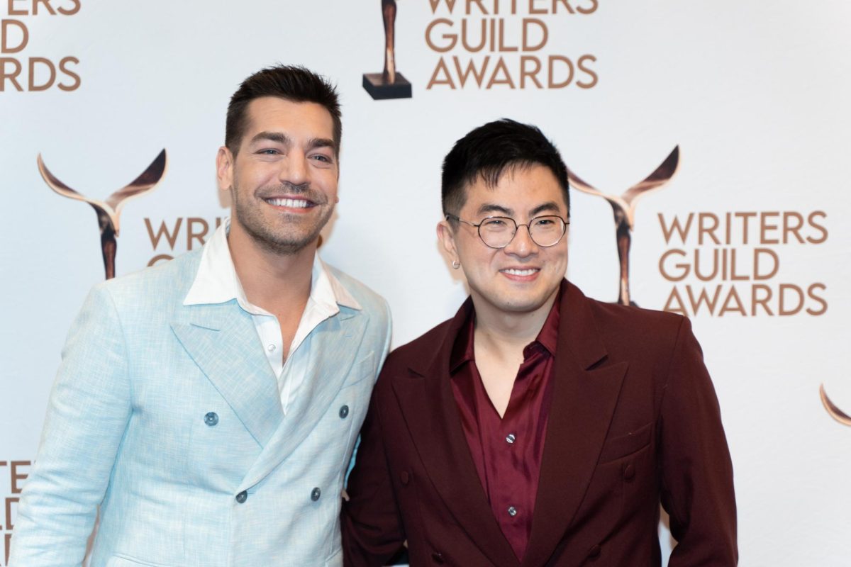 Matt Rogers (left) and Bowen Yang (right)