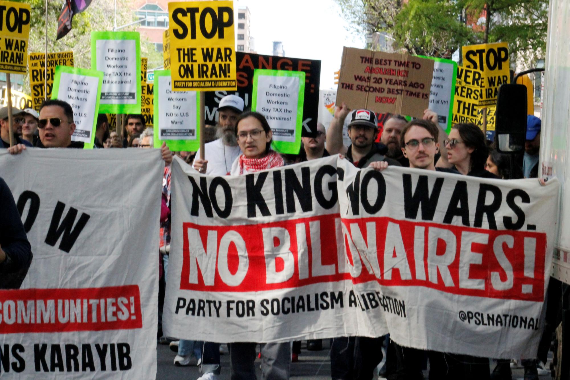 NYU orgs join thousands for May Day protests