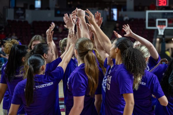 NYU women’s basketball at the 2026 NCAA Final Four. (Kiran Komanduri for WSN)