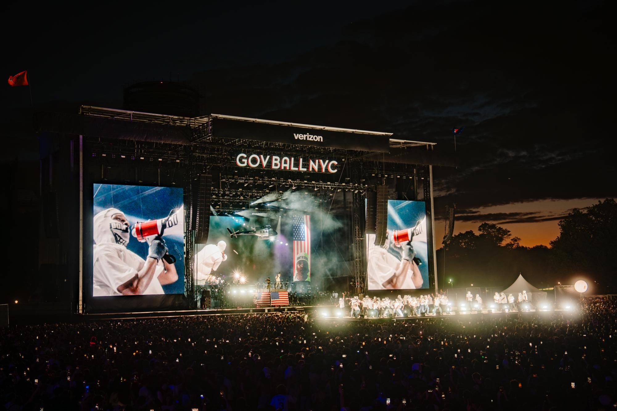 At this year’s Gov Ball, weather setbacks and mosh pits flood the festival