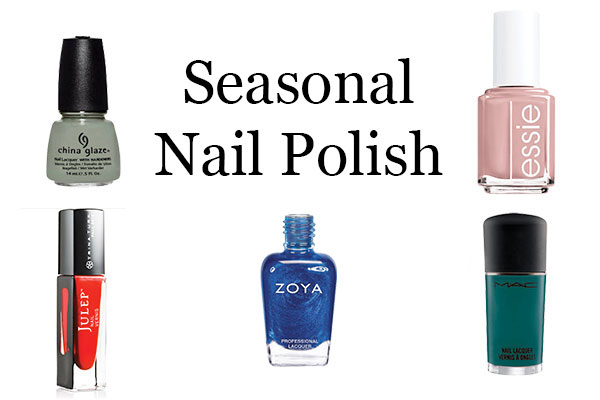 Unique nail polish styles for changing seasons