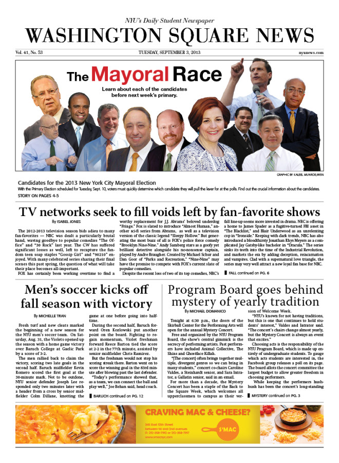 Today's Front Page 09/03/13