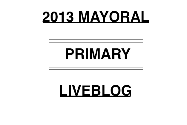 LIVE BLOG: Mayoral Primary